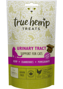 True Hemp Urinary Tract Cat treats - jutalomfalat macskáknak - húgyutak egészségéért - 50 g