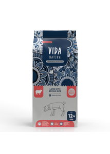 VIDA NATIVA bárány és barna rizs, ADULT DOG MEDIUM   LARGE BREED 12 KG