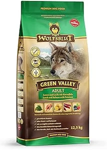 Wolfsblut Green Valley Adult Bárány Lazac Burgonyával száraz kutyatáp 12,5 kg