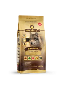 Wolfsblut Wild Duck Large Breed Kacsa burgonyával száraz kutyatáp 12,5 kg