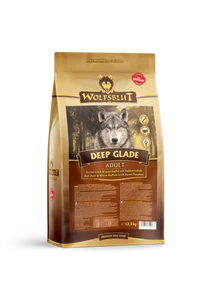 Wolfsblut Deep Glade Adult Gímszarvas Édesburgonyával száraz kutyatáp 12,5 kg