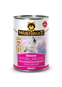 Wolfsblut VetLine Hypoallergenic Lóhús Konzerv nedves kutyatáp 395 g