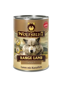 Wolfsblut Range Lamb Adult Bárányhús Burgonyával Konzerv nedves kutyatáp 395 g