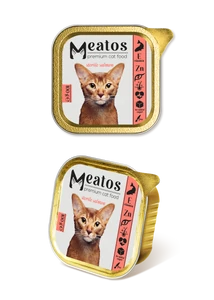 Meatos alutálkás macskaeledel lazac sterilizált macskának 100 g