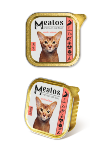 Meatos alutálkás macskaeledel lazac sterilizált macskának 100 g