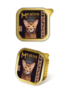 Meatos alutálkás macskaeledel kacsa zöldségekkel 100 g