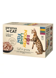 PrimaCat alutasakos macskaeledel multipack szószban 12x85g