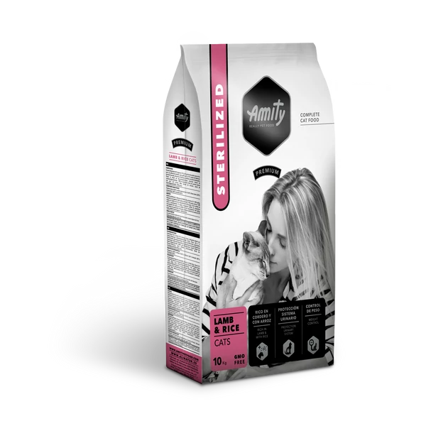 Amity Premium Cats Lamb-Rice Sterilized 10 kg macskatáp