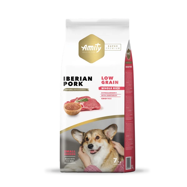 Amity Hypoallergen Mini Adults Iberian Pork 7 kg kutyatáp