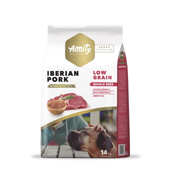 Amity Hypoallergen Adult Iberian Pork 14 kg kutyatáp