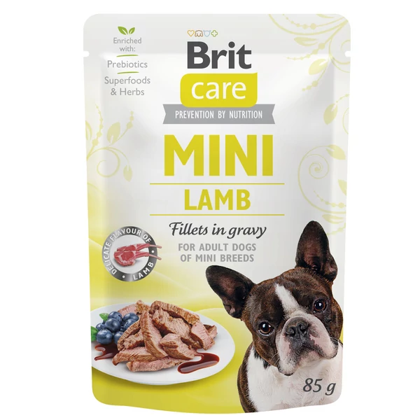 Brit Care Mini Bárány Filé Szószban Nedves Kutyatáp 85 g