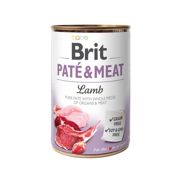 Brit Care Pate and Meat Bárány Konzerv Kutyatáp 400 g