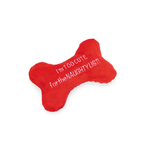 BZ karácsonyi kutyajáték plüss csont 16 cm