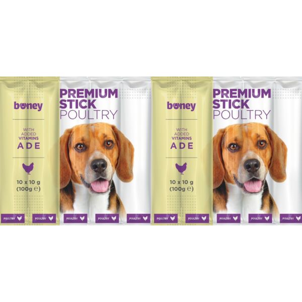 BONEY Premium jutalomfalat kutyának 10x10g - marhás