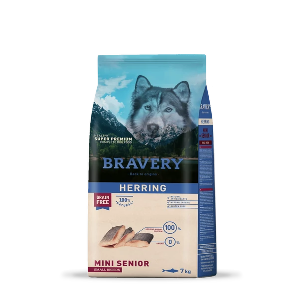 Bravery Senior Herring Mini Small Breeds 7 kg kutyatáp