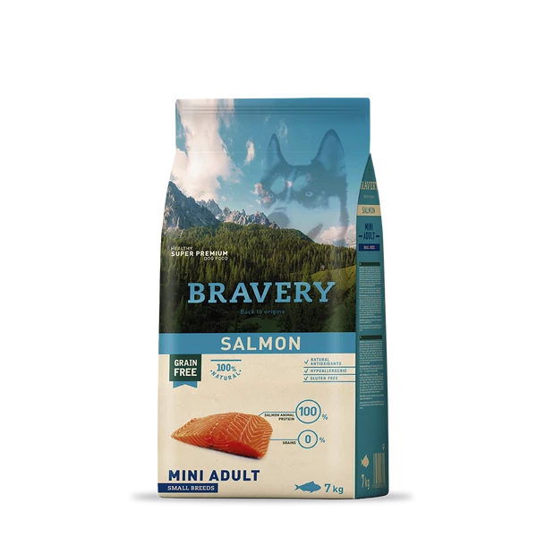 Bravery Salmon Mini Adult Small Breeds 7 kg kutyatáp