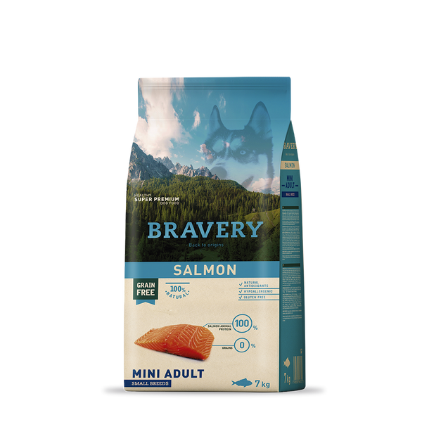Bravery Salmon Mini Adult Small Breeds 7 kg kutyatáp