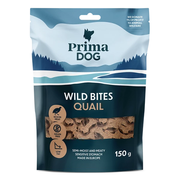 PrimaDog kutya jutalomfalat fürj galagonya 150g