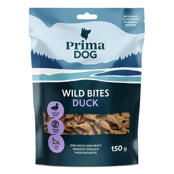 PrimaDog kutya jutalomfalat kacsa 150g