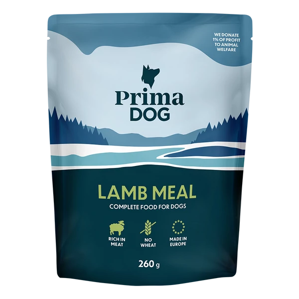 PrimaDog Lamb Alutasakos nedves kutyatáp 260g
