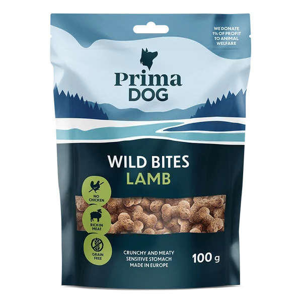 PrimaDog kutya jutalomfalat bárány homoktövis 100g