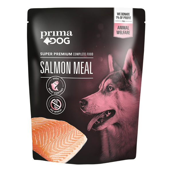 PrimaDog Salmon Alutasakos nedves kutyatáp 260g