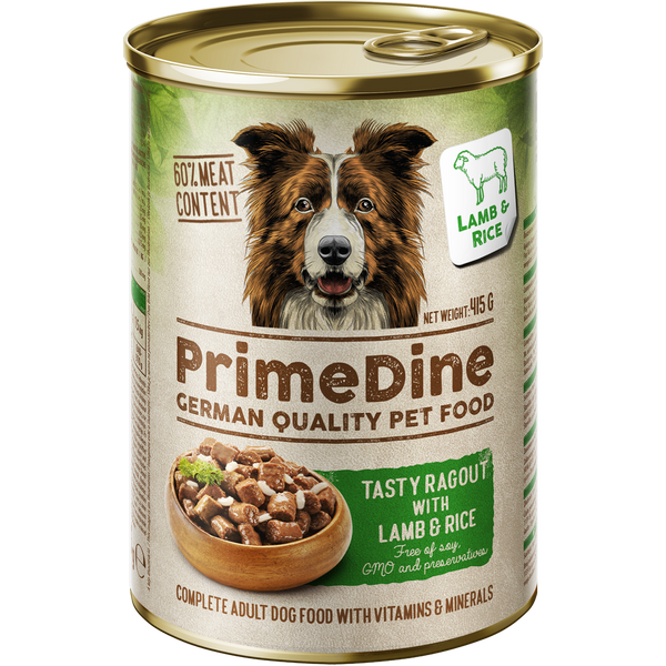Primedine bárány-rizs 415 g kutya konzerv