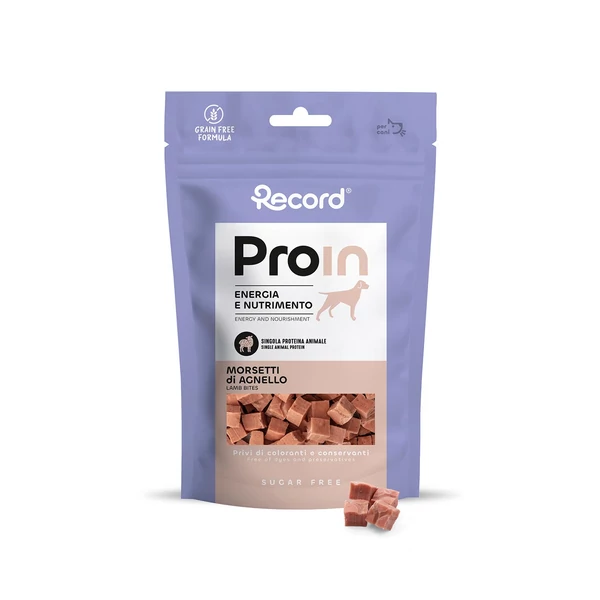 RECORD ProIn Jutalomfalat Kutyáknak Morsetti Bárányos 75 g 