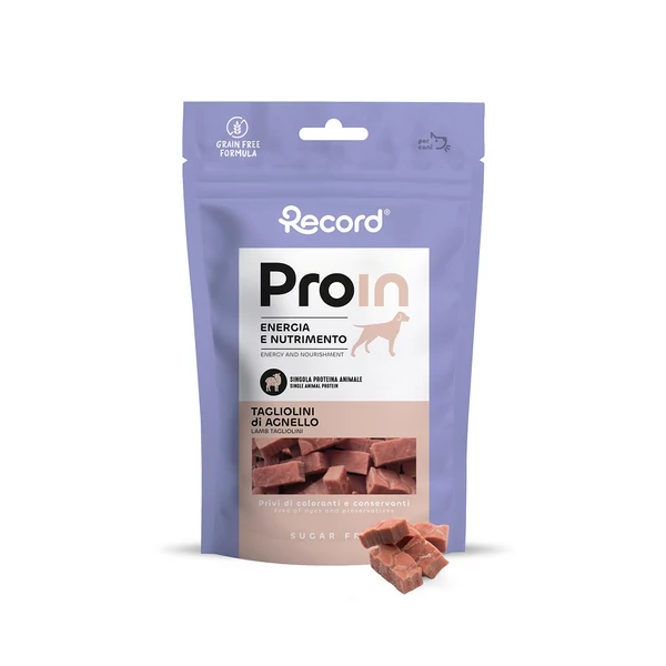 RECORD ProIn Jutalomfalat Kutyáknak Tagliolini Bárányos 75 g 