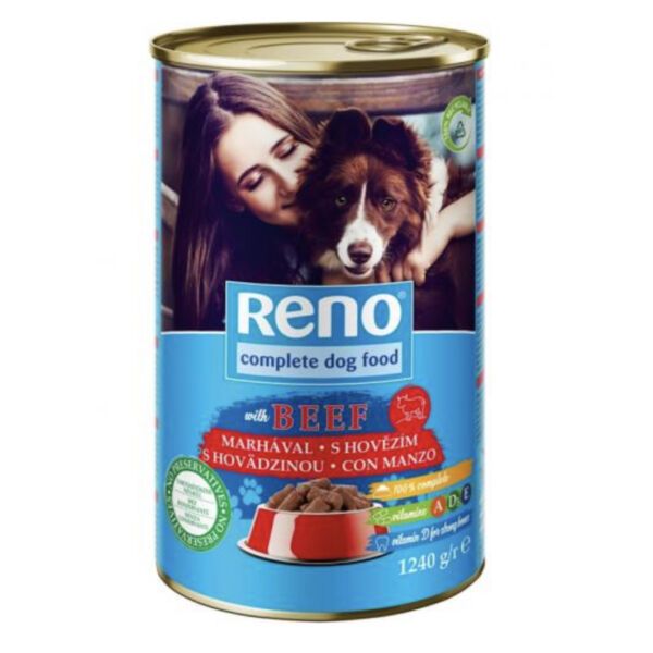Reno marha 1240 g kutya konzerv