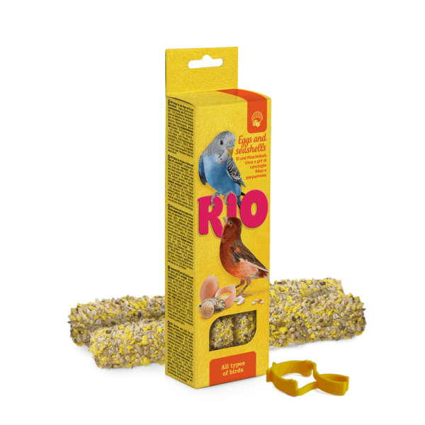 RIO Dupla Rúd Kiegészítő madáreleség tojással és Kagylóhéjjal 2x40 g