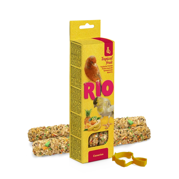 RIO Dupla Rúd Kiegészítő madáreleség trópusi gyümölcsökkel kanáriknak 2x40 g
