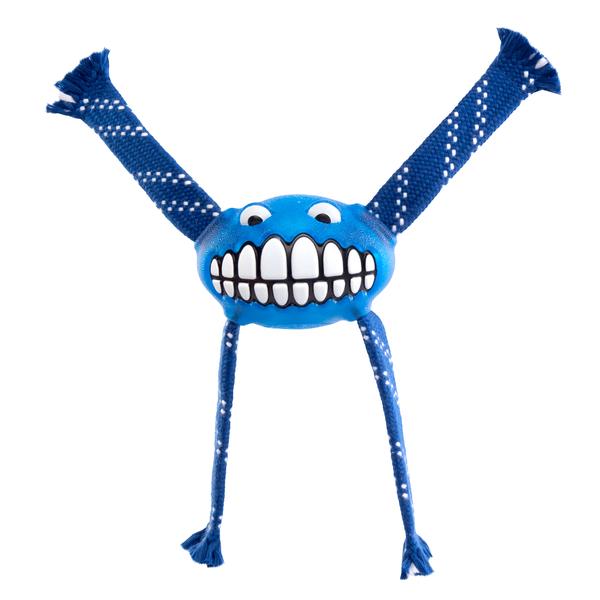 Rogz FLOSSY GRINZ M 21 cm Kék kutyajáték