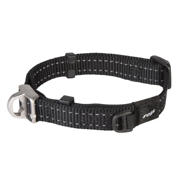 Rogz UTILITY Safety nyakörv M Fekete
