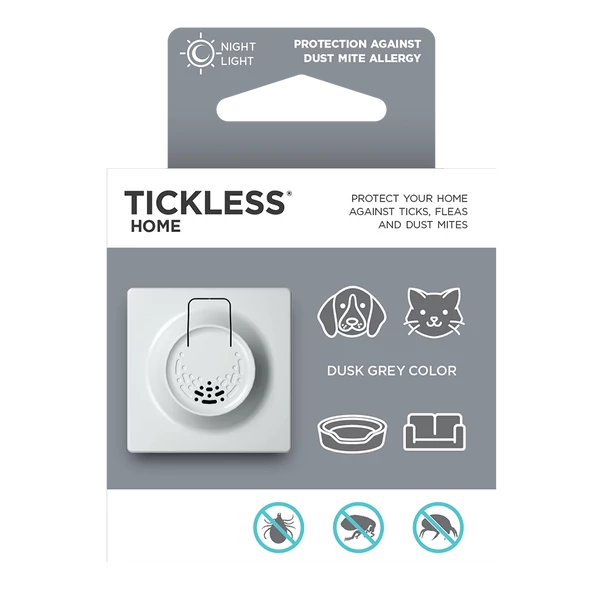 TICKLESS HOME Szürke ultrahangos kullancsriasztó beltéri használatra