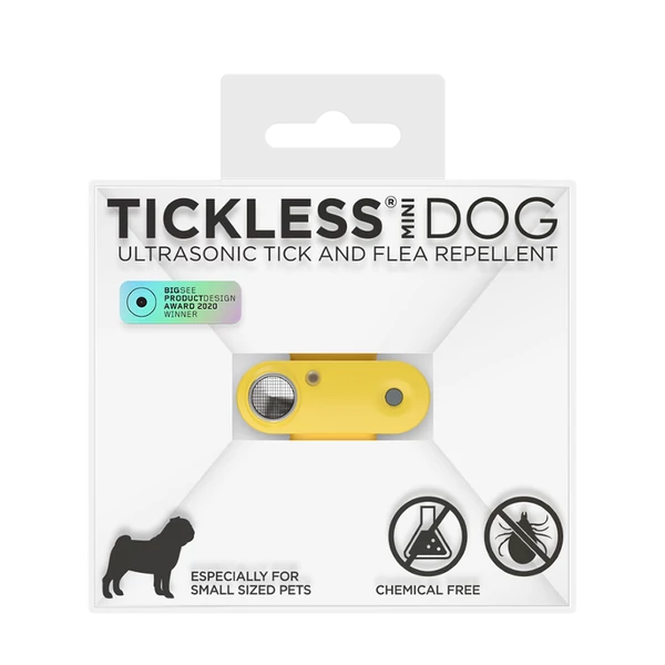 TICKLESS MINI DOG Sárga ultrahangos kullancsriasztó