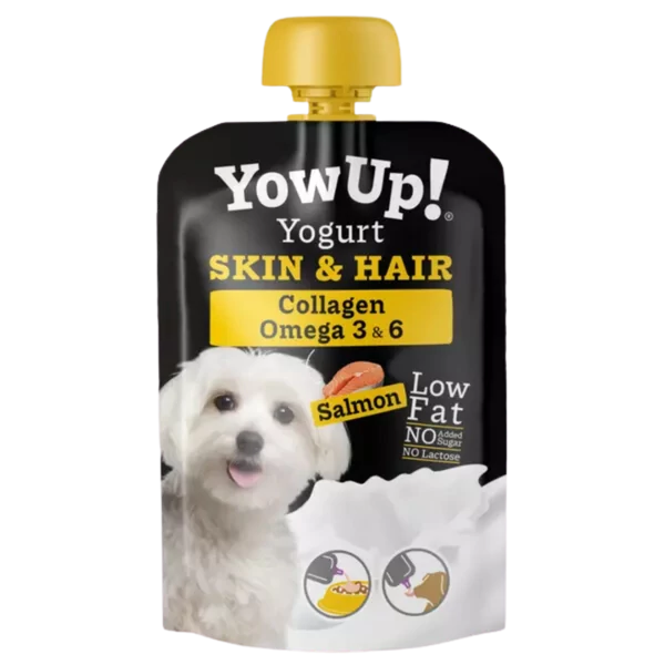 YowUp SKIN AND HAIR szőr-bőr ápoló prebiotikus joghurt kutyáknak 115g